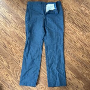Original Penguin suit pants in light hatch blue, size 36/32